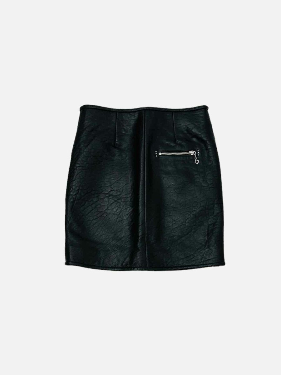 Pre - loved ISABEL MARANT ETOILE Black Size US 2 Mini Skirt at Reems Closet