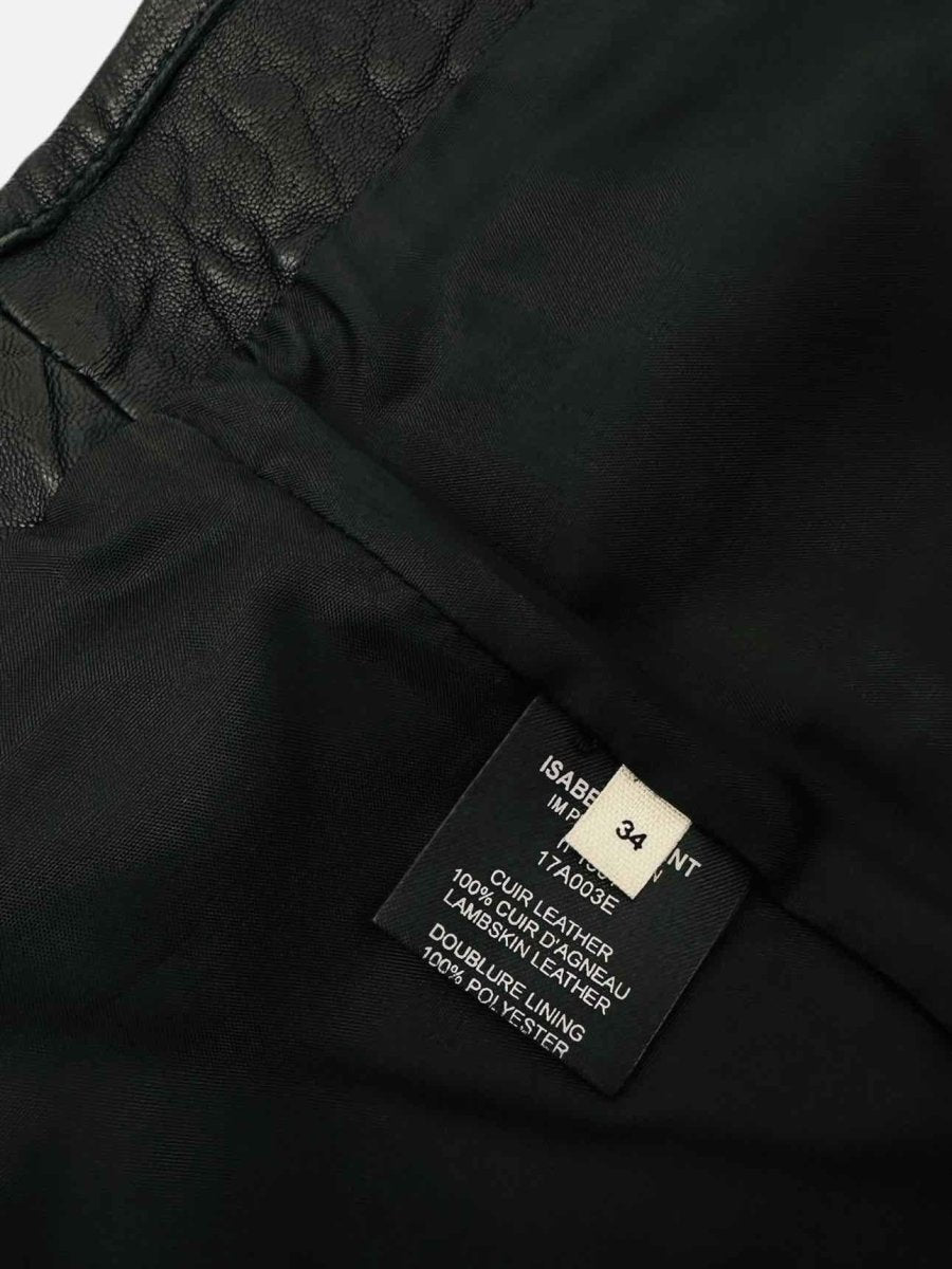 Pre - loved ISABEL MARANT ETOILE Black Size US 2 Mini Skirt at Reems Closet