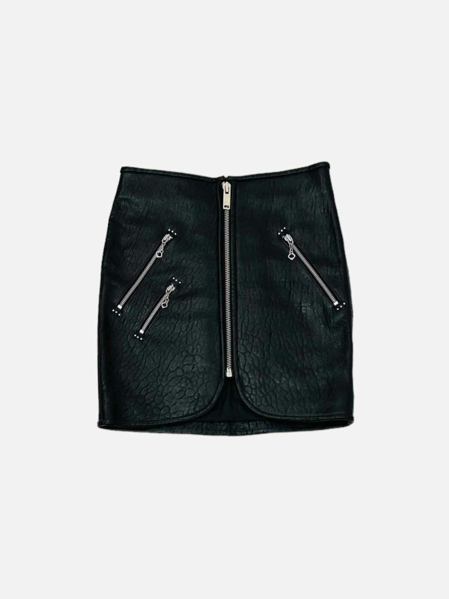 Pre - loved ISABEL MARANT ETOILE Black Size US 2 Mini Skirt at Reems Closet