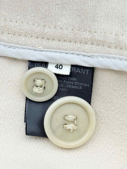 Pre-loved ISABEL MARANT ETOILE Cream Size US 4 Jacket at Reems Closet
