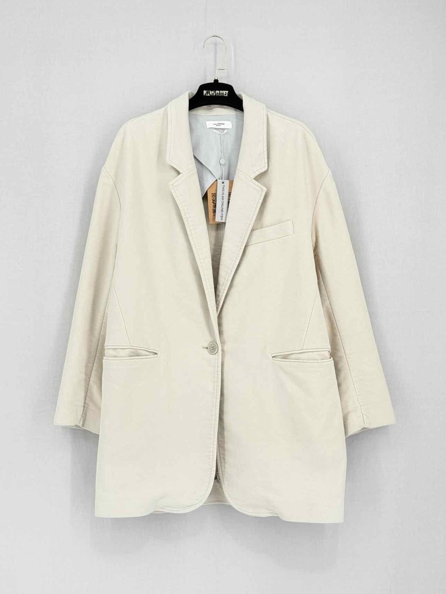 Pre-loved ISABEL MARANT ETOILE Cream Size US 4 Jacket at Reems Closet