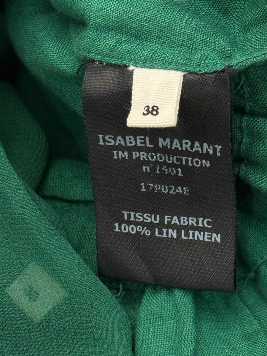 Pre - loved ISABEL MARANT ETOILE Green Size US 6 Midi Dress at Reems Closet