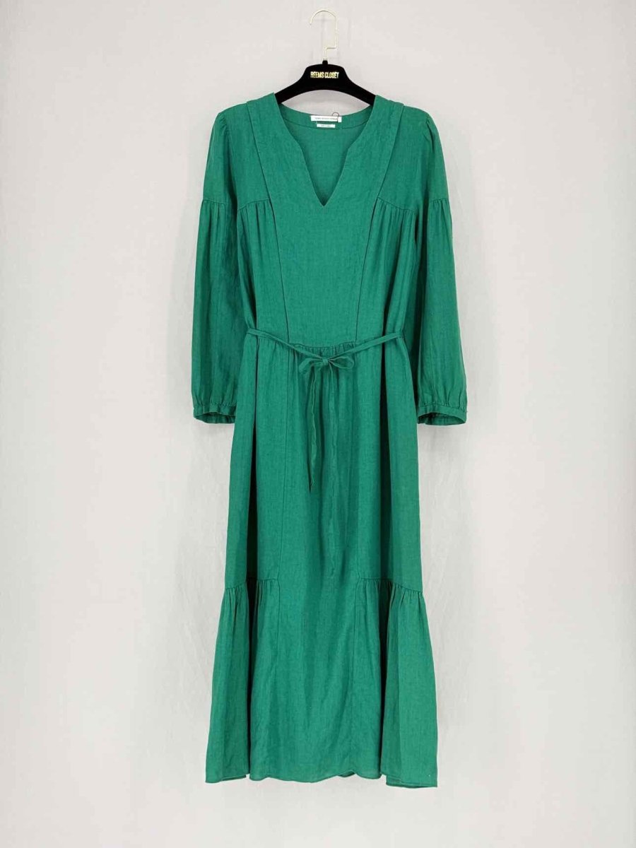 Pre - loved ISABEL MARANT ETOILE Green Size US 6 Midi Dress at Reems Closet
