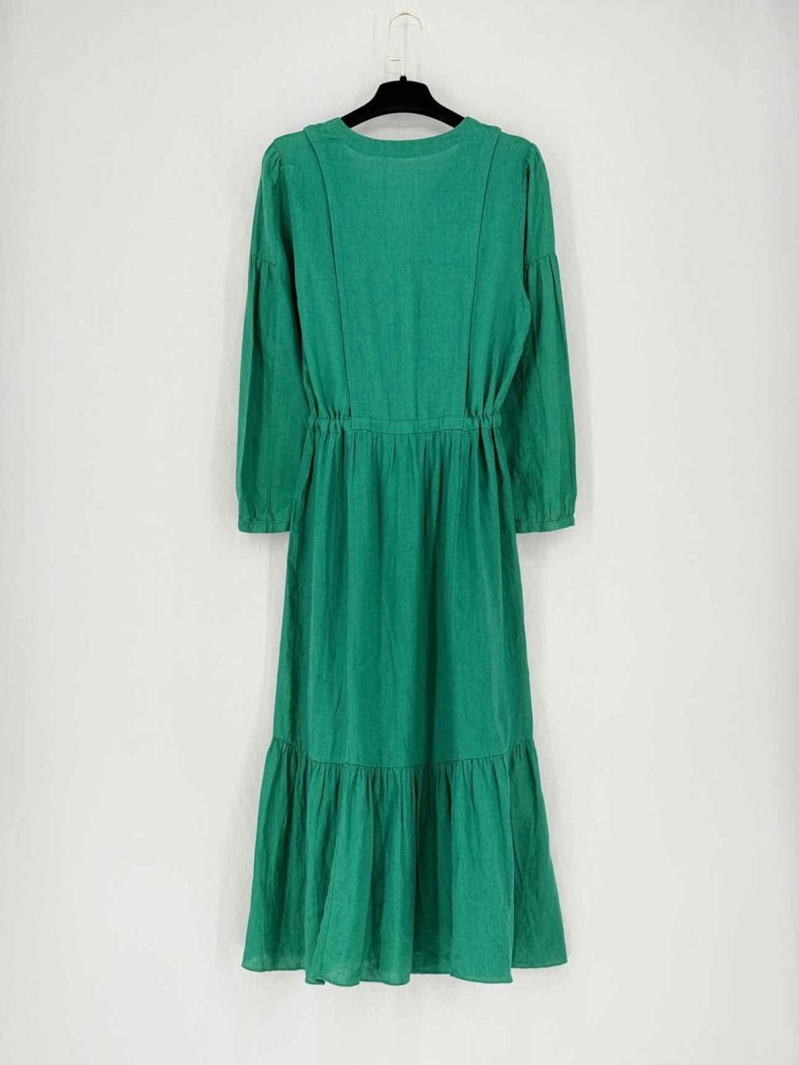 Pre - loved ISABEL MARANT ETOILE Green Size US 6 Midi Dress at Reems Closet