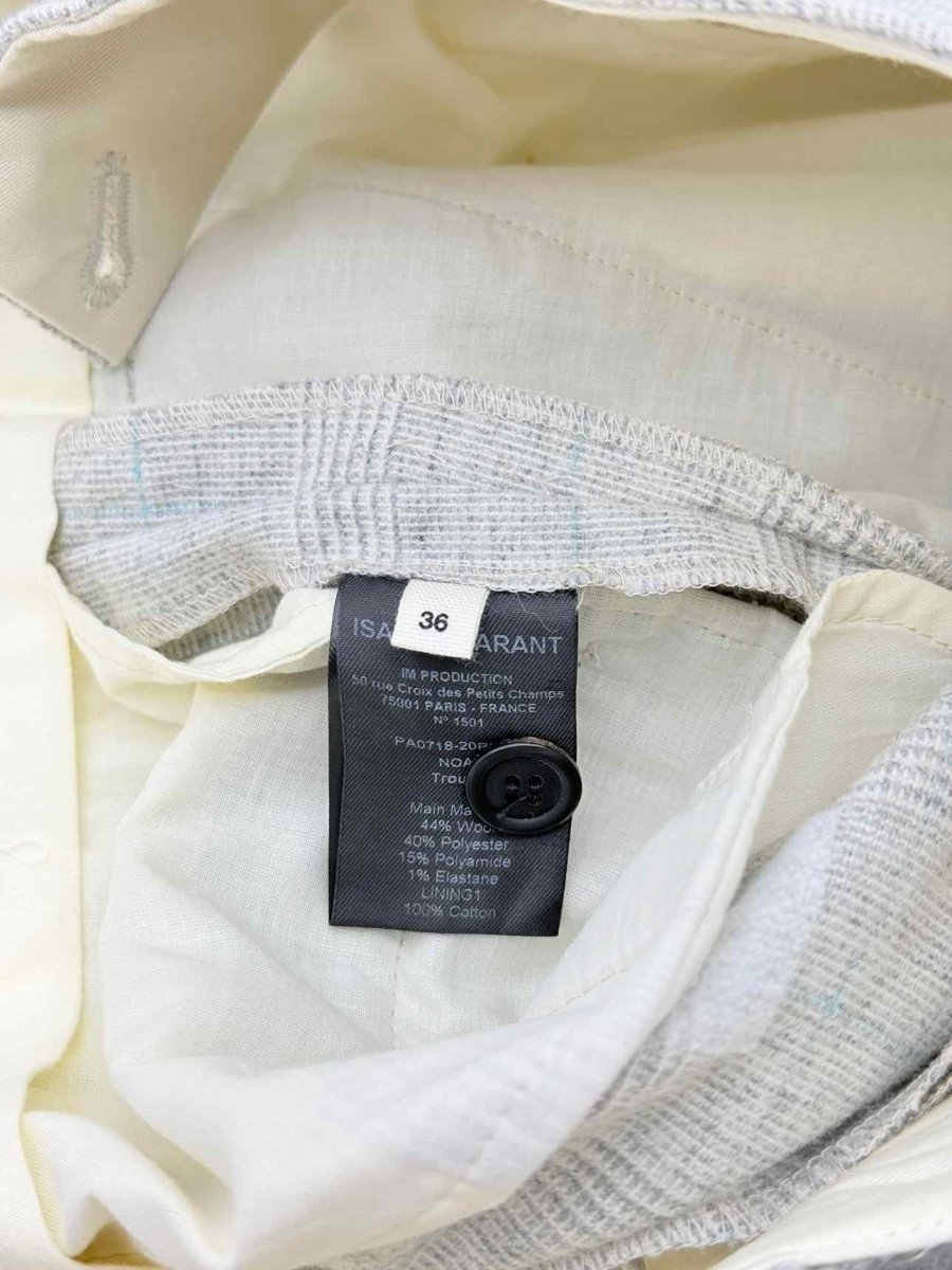Pre - loved ISABEL MARANT ETOILE Grey Multicolor Size US 0 Pants at Reems Closet