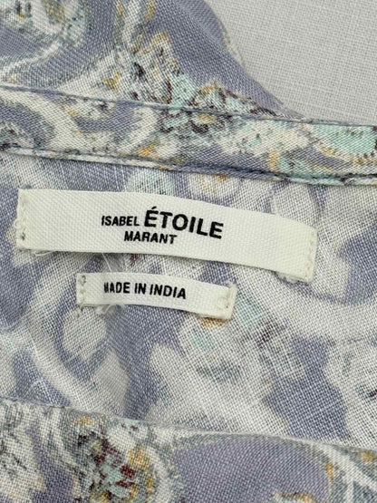 Pre - loved ISABEL MARANT ETOILE Grey Multicolor Size US 4 Top at Reems Closet