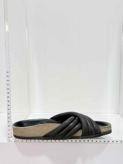 Pre - loved ISABEL MARANT ETOILE Holden Black Size EU 36 Slides at Reems Closet