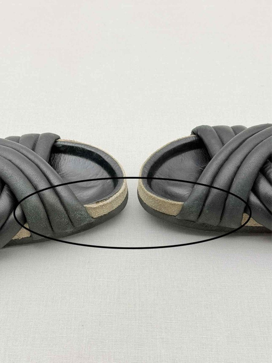 Pre - loved ISABEL MARANT ETOILE Holden Black Size EU 36 Slides at Reems Closet