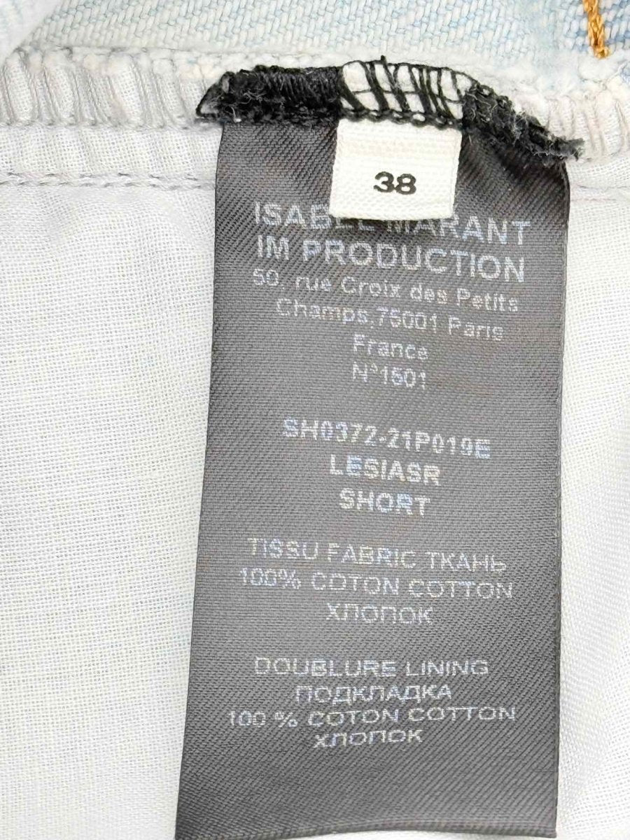 Pre - loved ISABEL MARANT ETOILE Light Blue Size 29 Shorts at Reems Closet