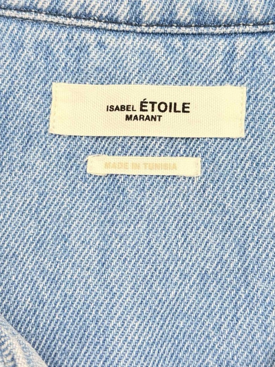 Pre - loved ISABEL MARANT ETOILE Washed Denim Size US 8 Jacket at Reems Closet