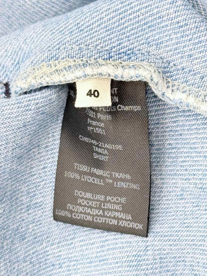 Pre - loved ISABEL MARANT ETOILE Washed Denim Size US 8 Jacket at Reems Closet
