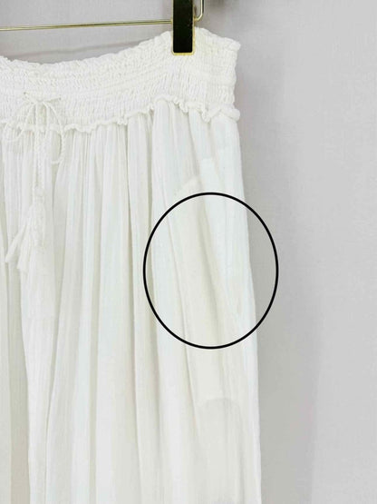 Pre - loved ISABEL MARANT ETOILE White Size US 2 Midi Skirt at Reems Closet