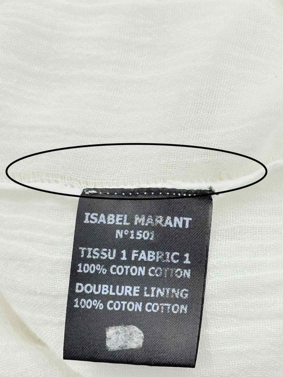 Pre - loved ISABEL MARANT ETOILE White Size US 2 Midi Skirt at Reems Closet