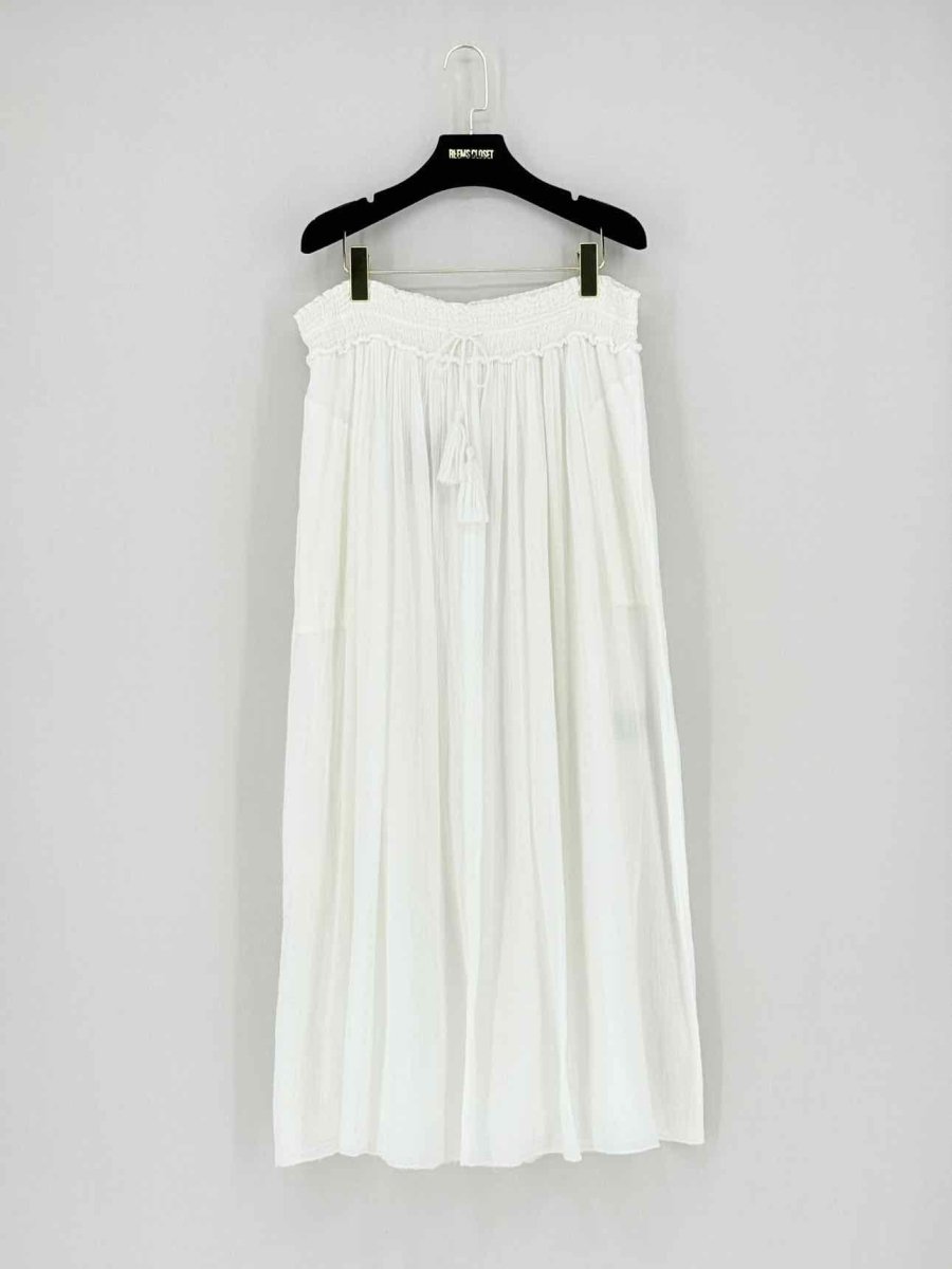 Pre - loved ISABEL MARANT ETOILE White Size US 2 Midi Skirt at Reems Closet
