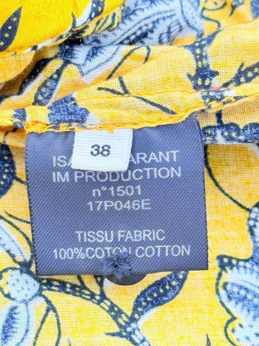 Pre - loved ISABEL MARANT ETOILE Yellow & Black Size US 2 Pants at Reems Closet