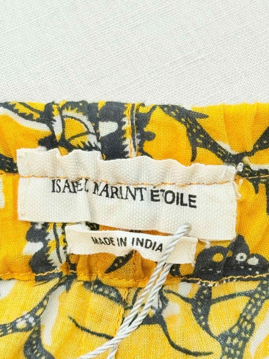 Pre - loved ISABEL MARANT ETOILE Yellow & Black Size US 2 Pants at Reems Closet