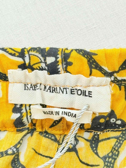 Pre - loved ISABEL MARANT ETOILE Yellow & Black Size US 2 Pants at Reems Closet