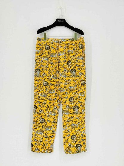 Pre - loved ISABEL MARANT ETOILE Yellow & Black Size US 2 Pants at Reems Closet