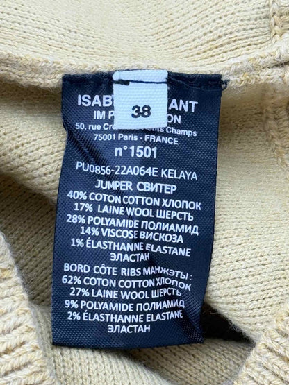 Pre - loved ISABEL MARANT ETOILE Yellow Size US 2 Jumper at Reems Closet