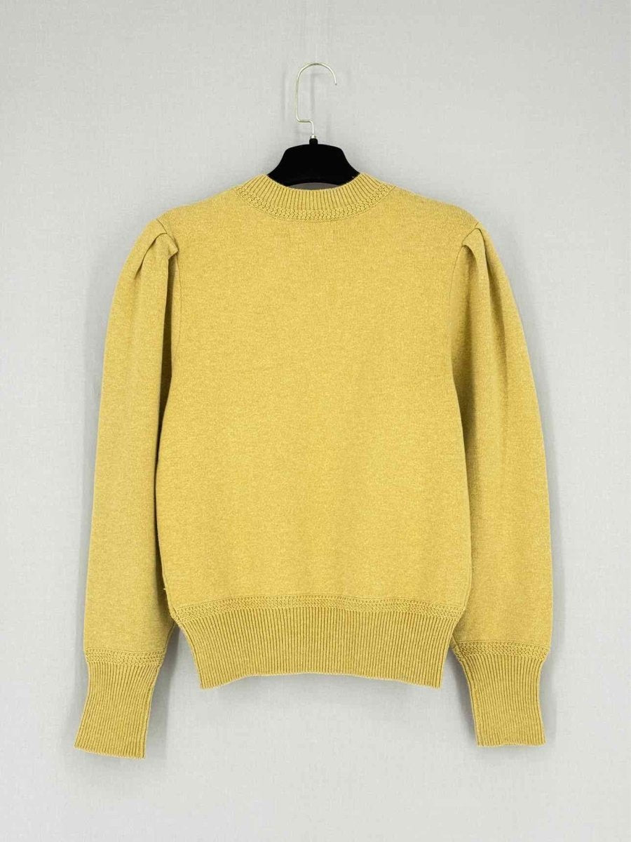 Pre - loved ISABEL MARANT ETOILE Yellow Size US 2 Jumper at Reems Closet