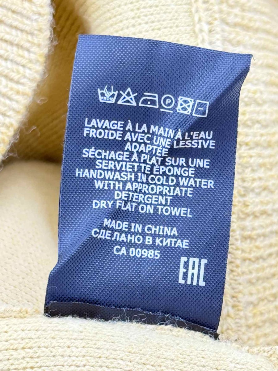 Pre - loved ISABEL MARANT ETOILE Yellow Size US 2 Jumper at Reems Closet