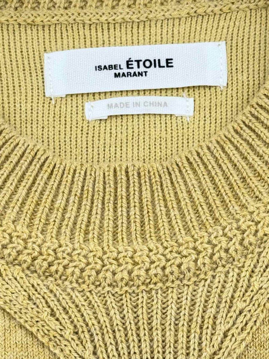 Pre - loved ISABEL MARANT ETOILE Yellow Size US 2 Jumper at Reems Closet
