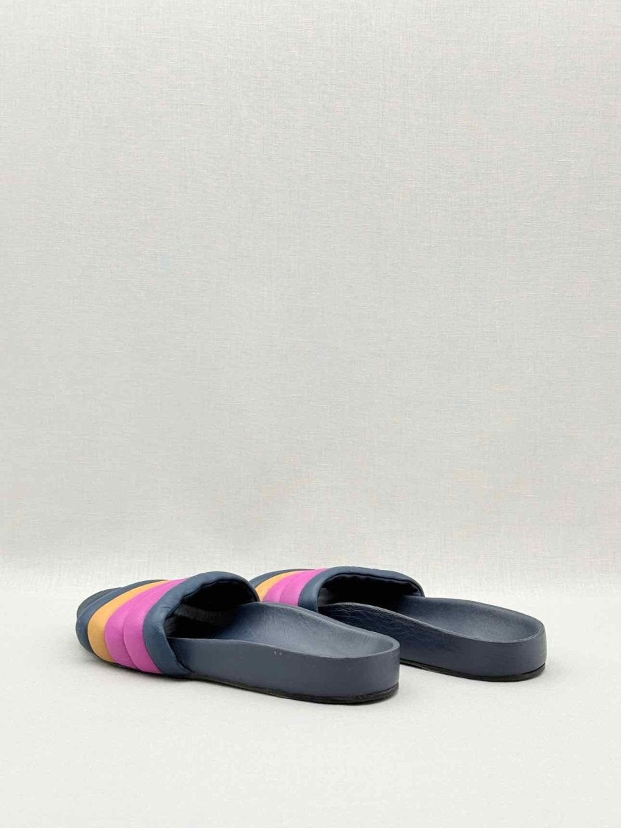 Pre - loved ISABEL MARANT Hellea Blue Multicolor Size EU 36 Slides at Reems Closet