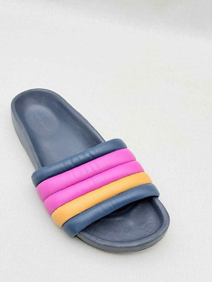 Pre - loved ISABEL MARANT Hellea Blue Multicolor Size EU 36 Slides at Reems Closet