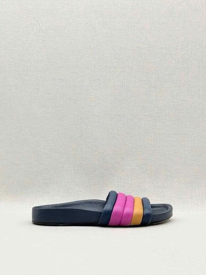 Pre - loved ISABEL MARANT Hellea Blue Multicolor Size EU 36 Slides at Reems Closet