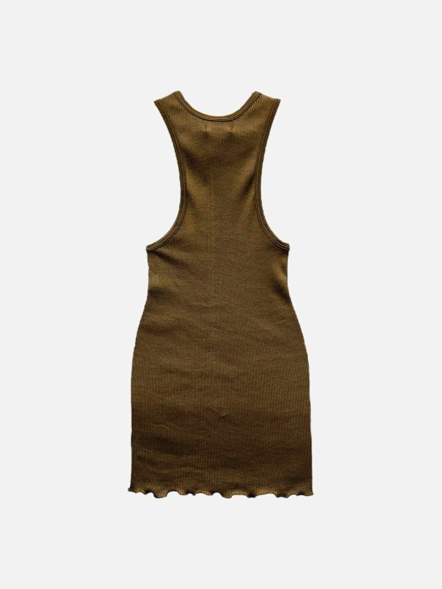 Pre - loved ISABEL MARANT Knit Brown Tank Top at Reems Closet