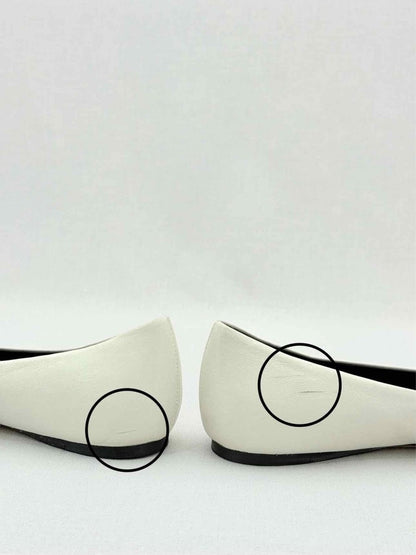 Pre - loved ISABEL MARANT Laagly Off - white Size EU 39 Ballerinas at Reems Closet