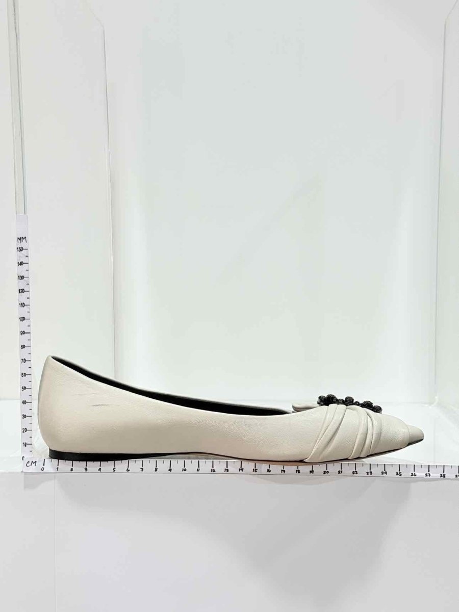 Pre - loved ISABEL MARANT Laagly Off - white Size EU 39 Ballerinas at Reems Closet