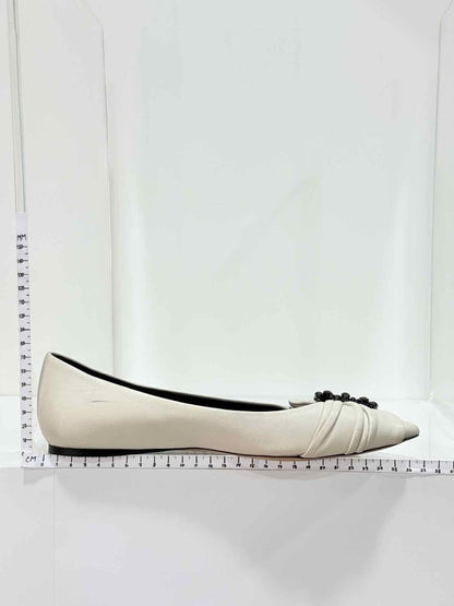 Pre - loved ISABEL MARANT Laagly Off - white Size EU 39 Ballerinas at Reems Closet