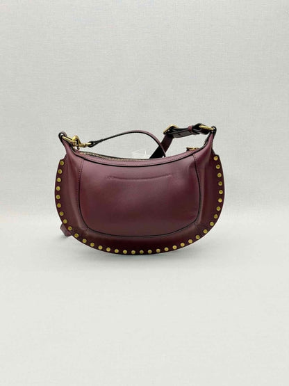 Pre-loved ISABEL MARANT Oskan Moon Burgundy Shoulder Bag at Reems Closet