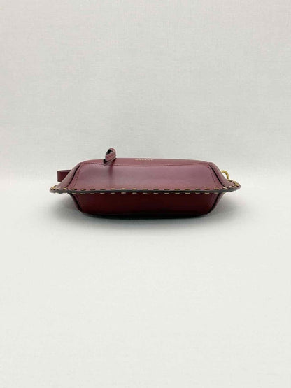 Pre-loved ISABEL MARANT Oskan Moon Burgundy Shoulder Bag at Reems Closet