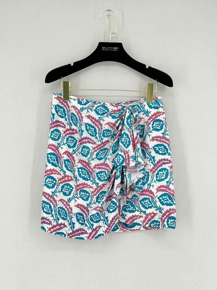 Pre - loved ISABEL MARANT Renzia Printed Size US 4 Mini Skirt at Reems Closet