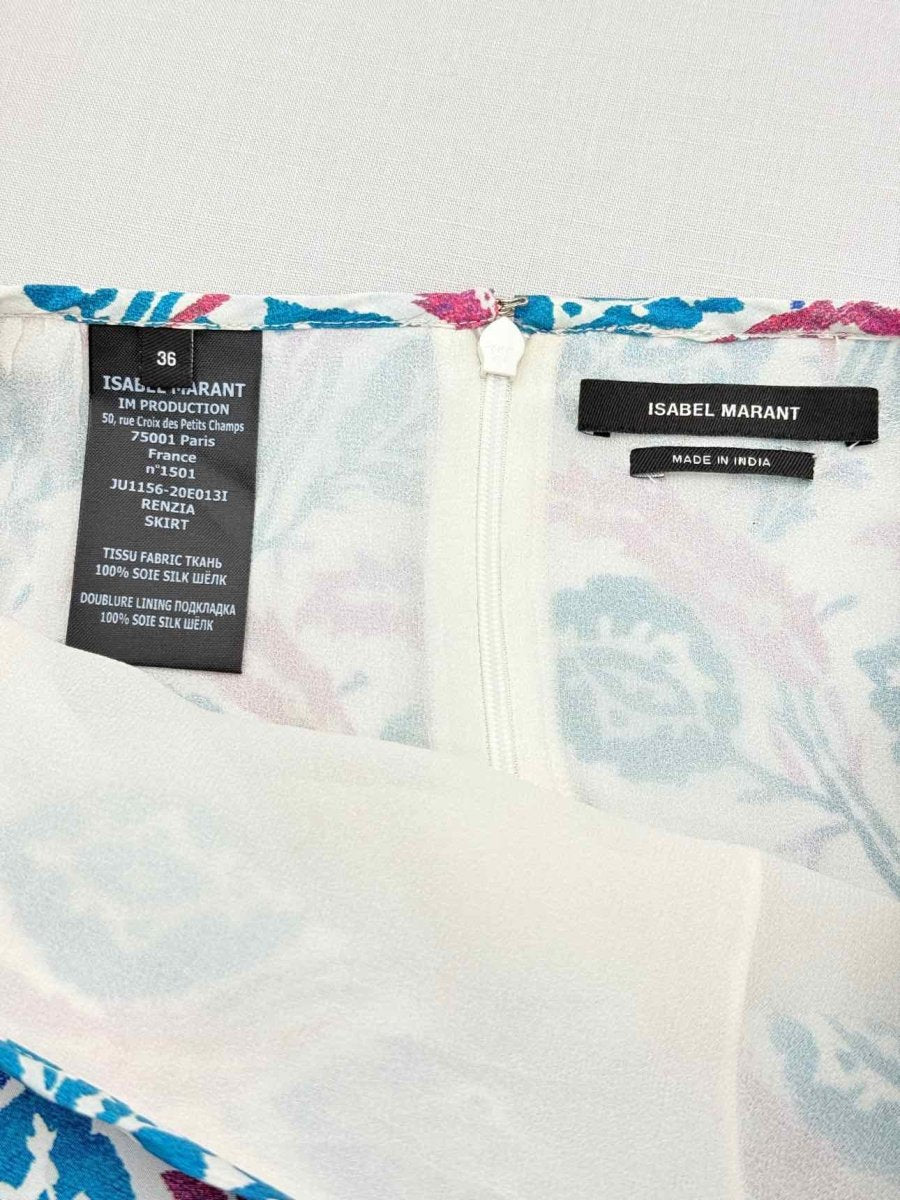 Pre - loved ISABEL MARANT Renzia Printed Size US 4 Mini Skirt at Reems Closet