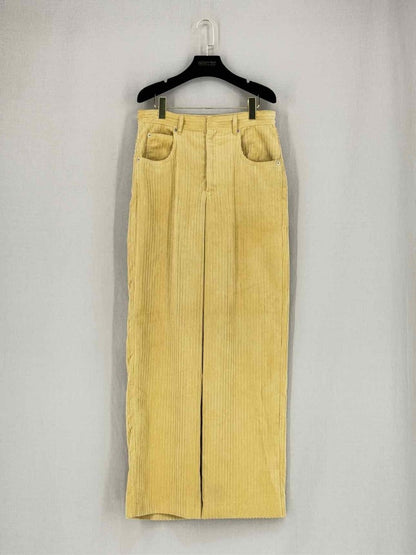 Pre - loved ISABEL MARANT Yellow Corduroy Size US 2 Jeans at Reems Closet