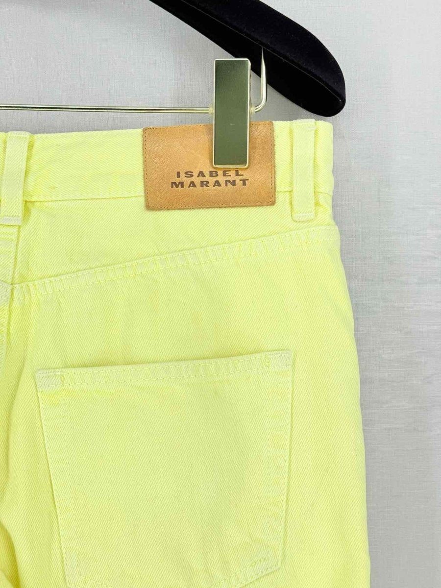 Pre - loved ISABEL MARANT Yellow Size US 4 Jeans at Reems Closet