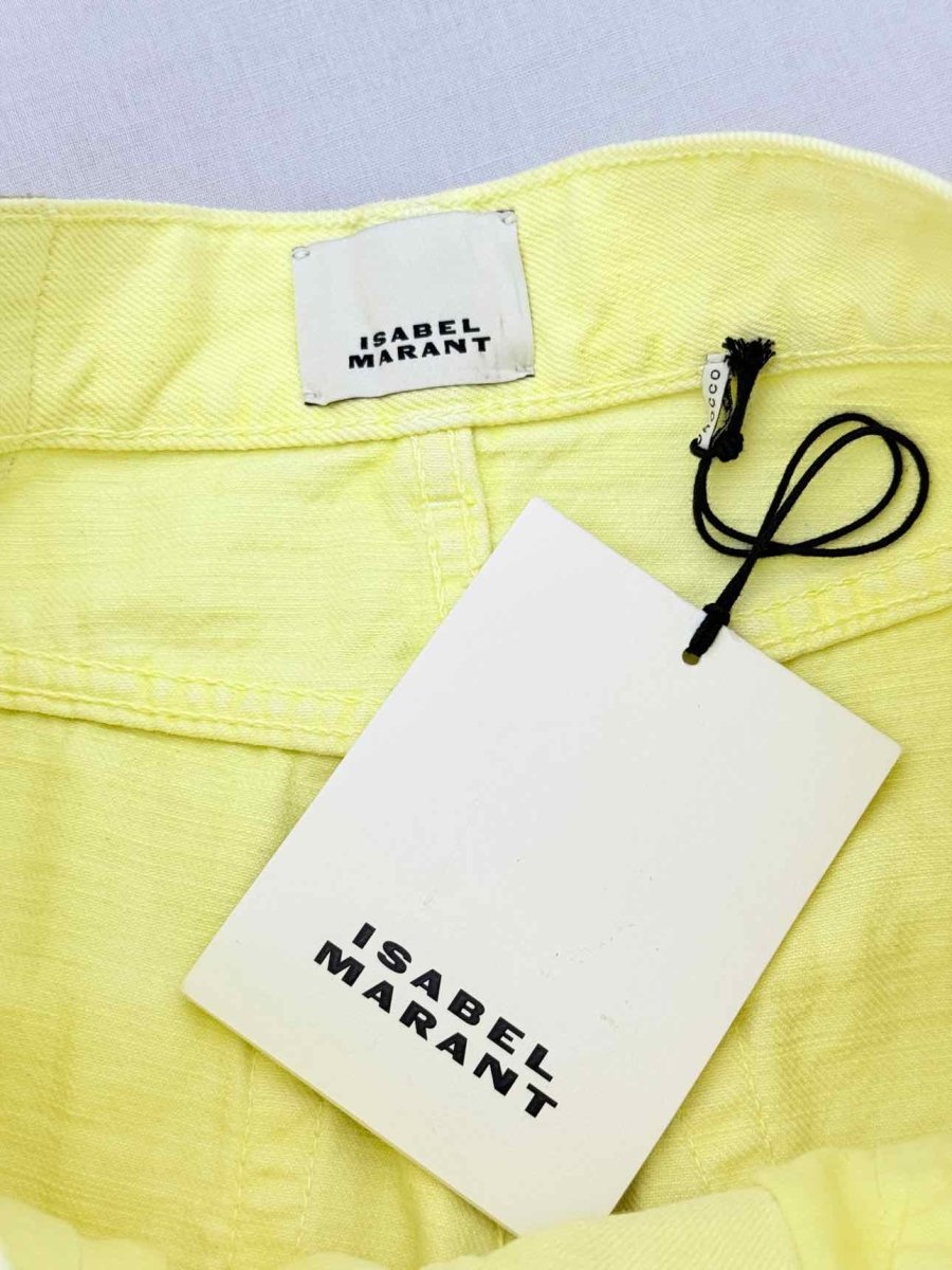 Pre - loved ISABEL MARANT Yellow Size US 4 Jeans at Reems Closet