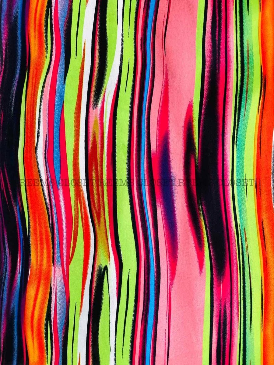 Pre - loved ISSA Multicolor Printed Long Dress at Reems Closet