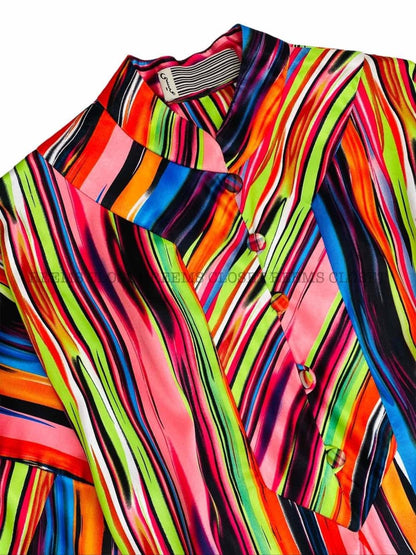 Pre - loved ISSA Multicolor Printed Long Dress at Reems Closet