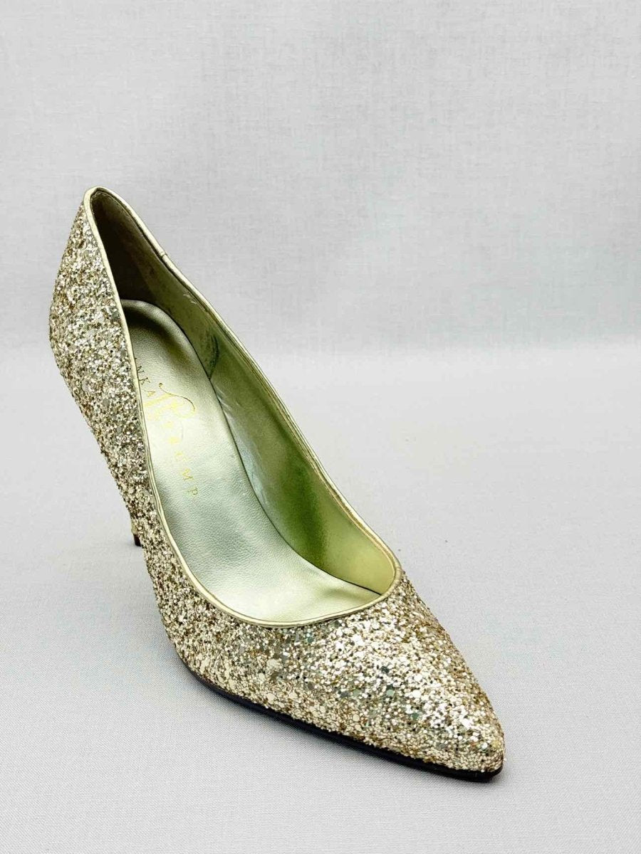 Pre-loved IVANKA TRUMP Carra Metallic Gold Size EU 37.5 Pumps at Reems Closet
