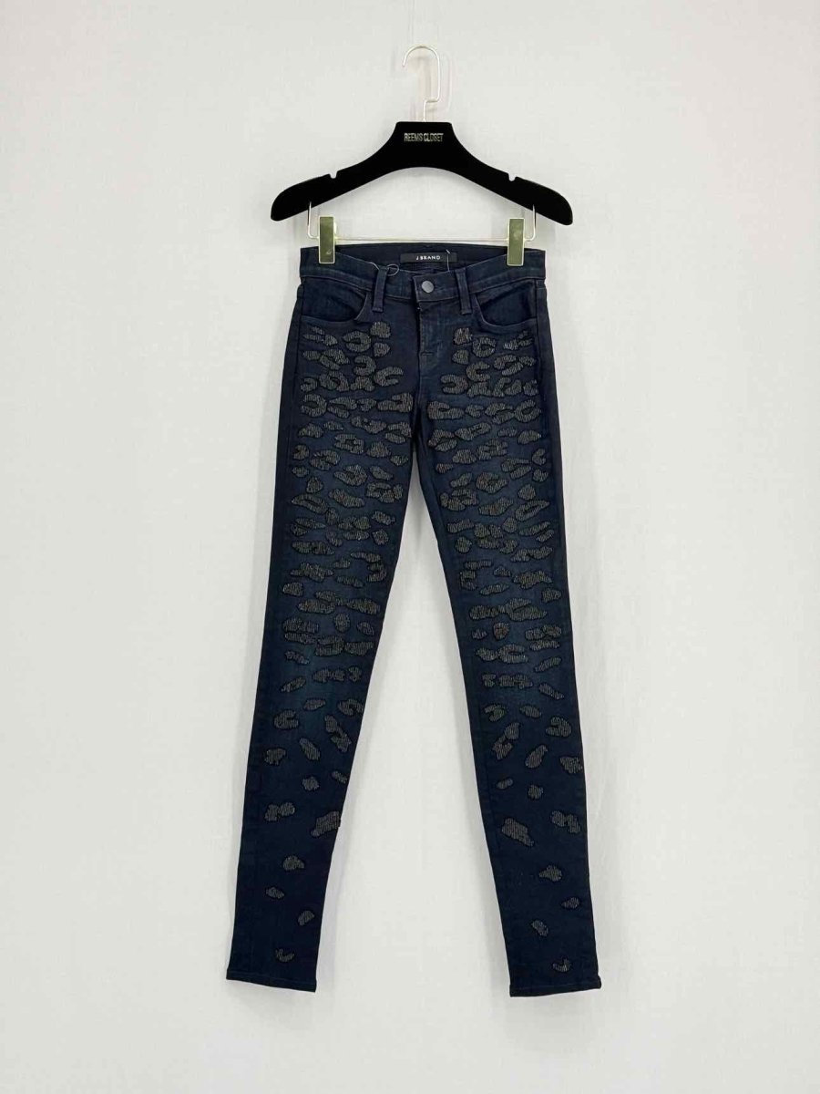 Pre - loved J BRAND Claudette Navy Blue Size 24 Jeans at Reems Closet