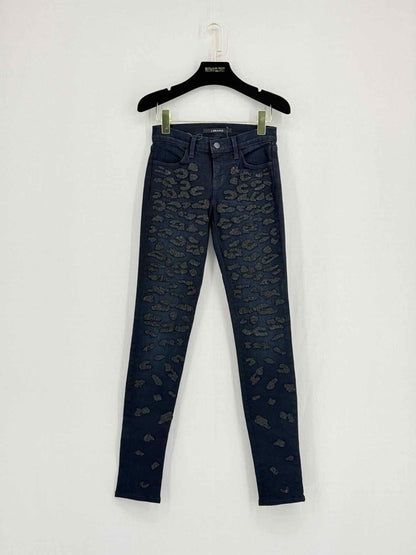 Pre - loved J BRAND Claudette Navy Blue Size 24 Jeans at Reems Closet