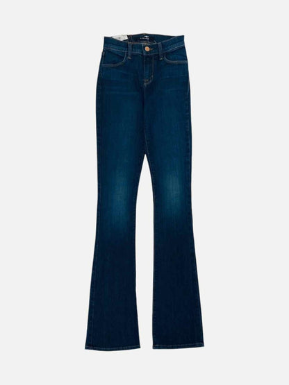 Pre - loved J BRAND Flared Dark Blue Jeans at Reems Closet