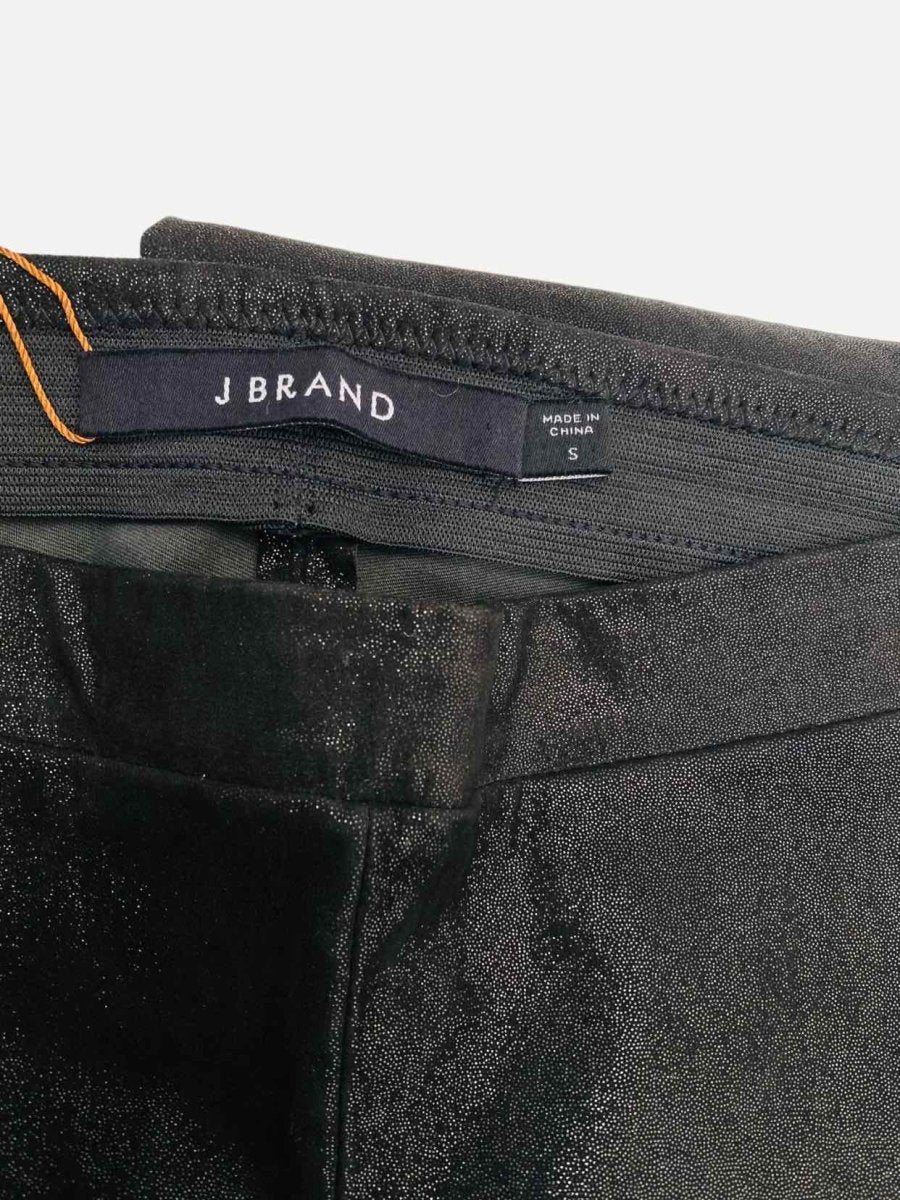 Pre - loved J BRAND Leather Black Pants at Reems Closet