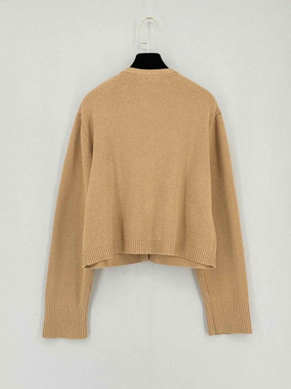 Pre - loved J CREW Beige Size Medium Sweater at Reems Closet