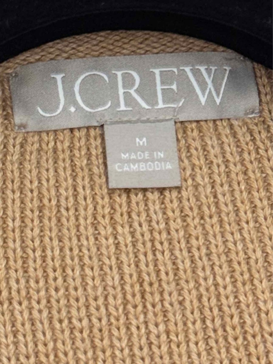Pre - loved J CREW Beige Size Medium Sweater at Reems Closet