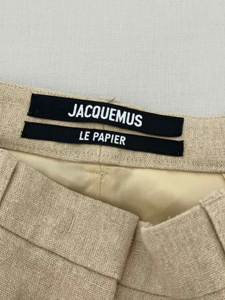 Pre - loved JACQUEMUS Beige Size US 6 Pants at Reems Closet